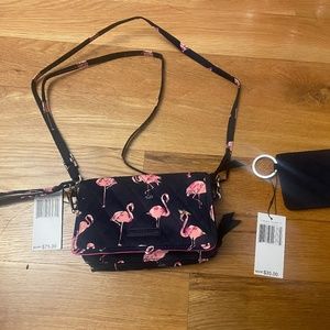 2 piece set -Vera Bradley 3-in-1 Crossbody RFID & Campus Double ID NEW!